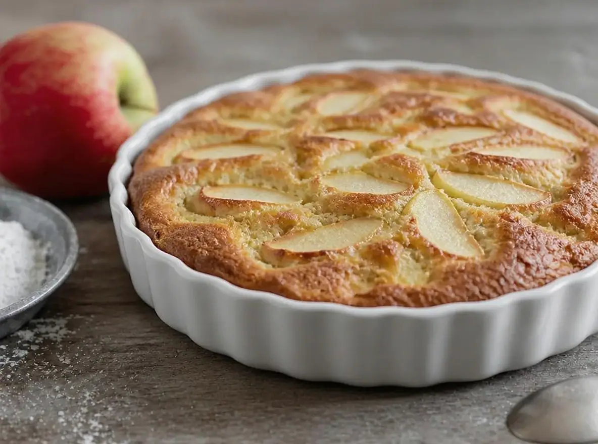 Æblekage uden smør – trin 7
