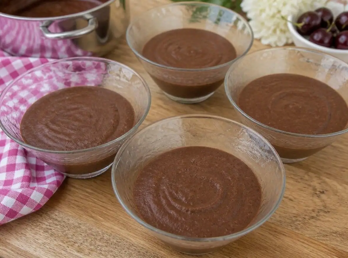 Chokolademousse uden fløde – trin 6