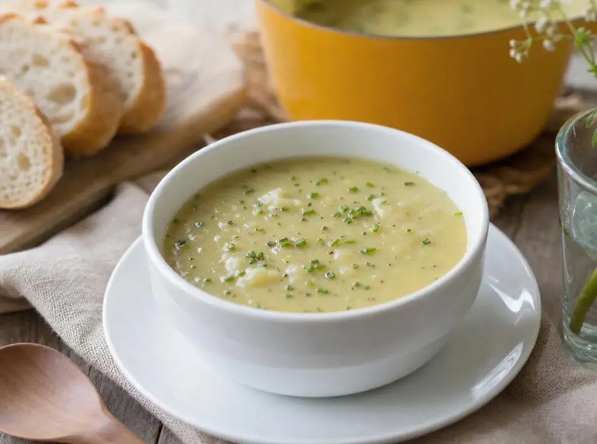 Kartoffel porre suppe uden fløde – billede 3