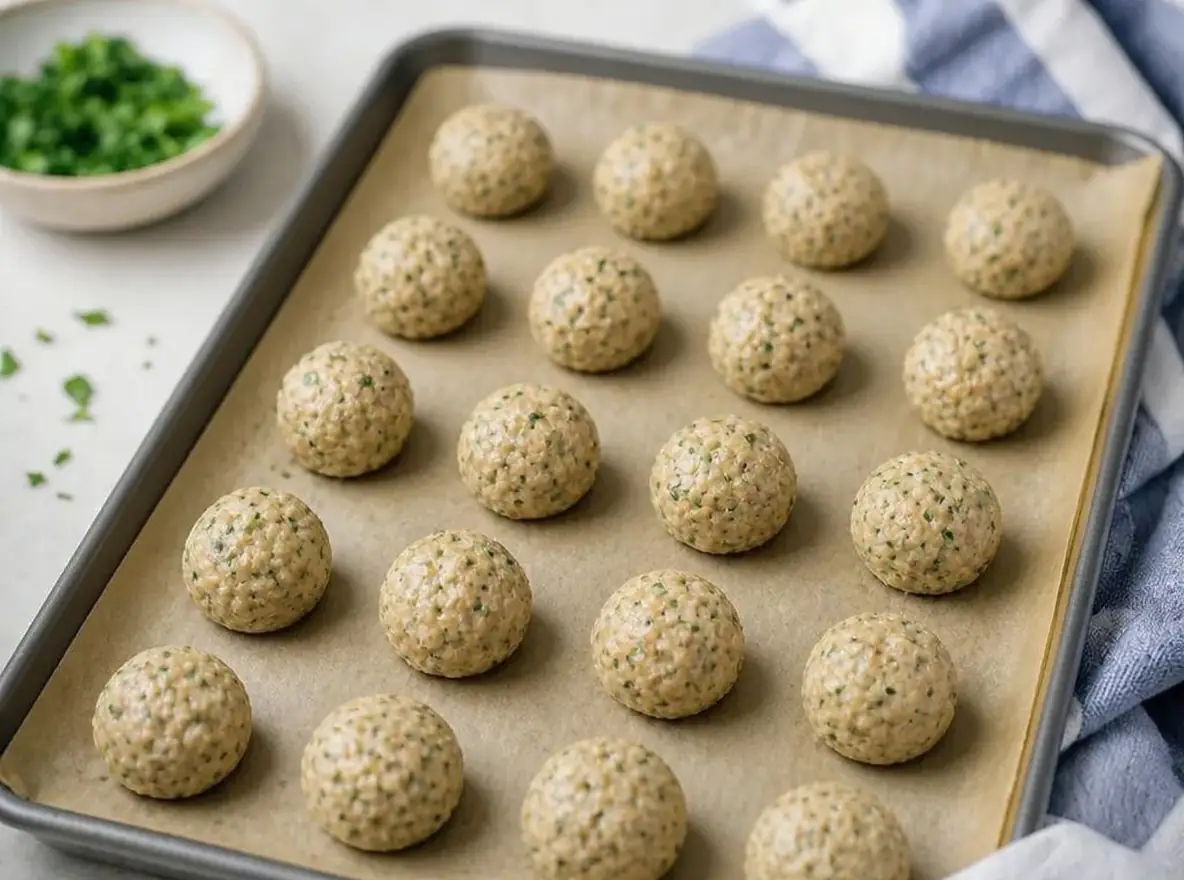 Kyllingefrikadeller uden æg – trin 3