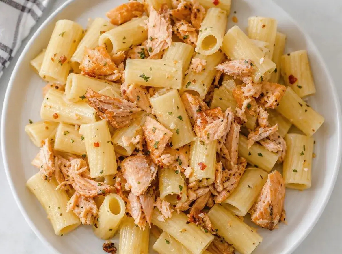 Pasta med laks uden fløde – billede 2