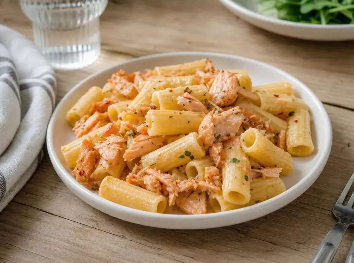 Pasta med laks uden fløde – billede 3