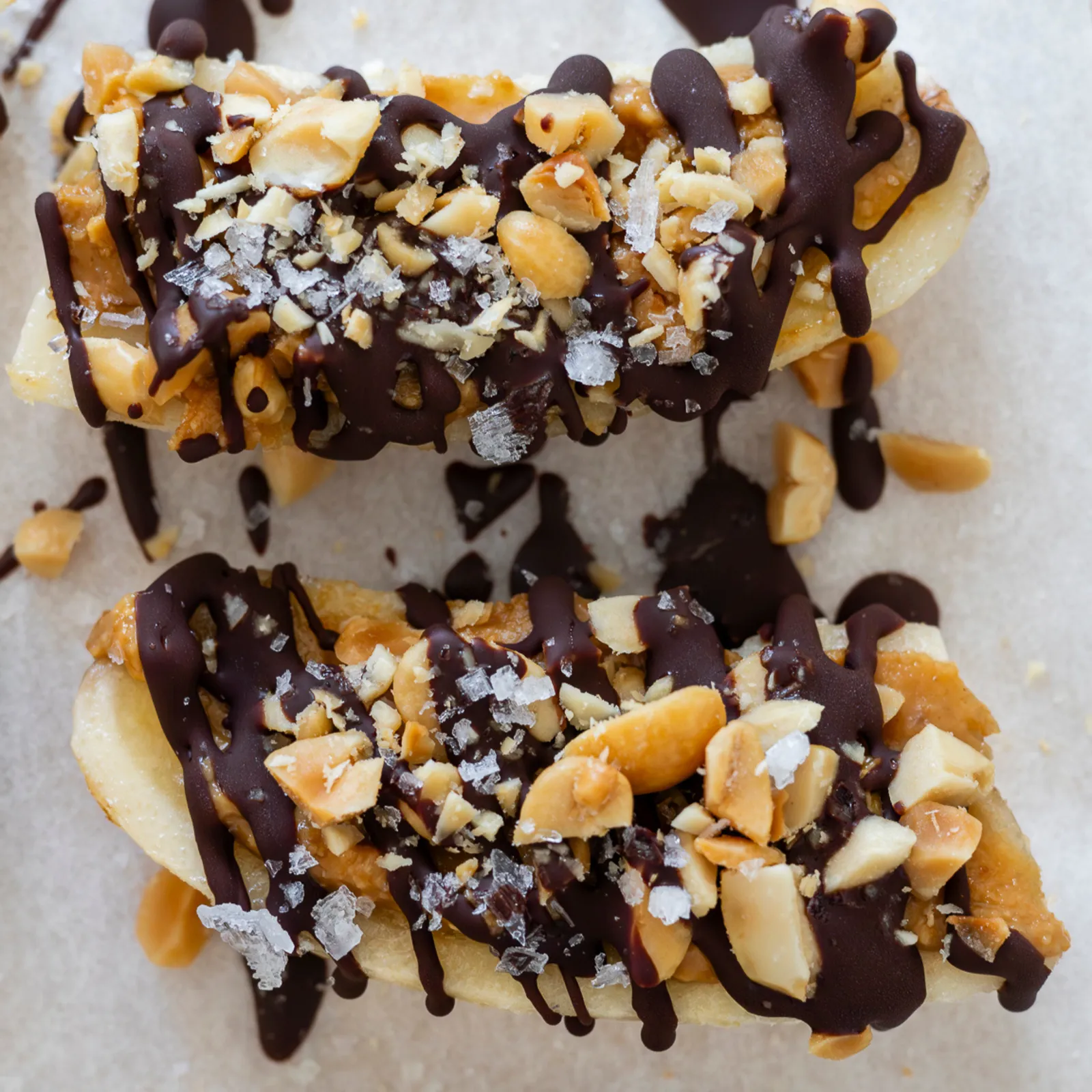 Banan snickers bites