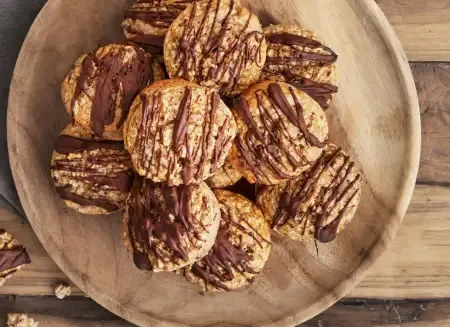 Små bananbrød med havre