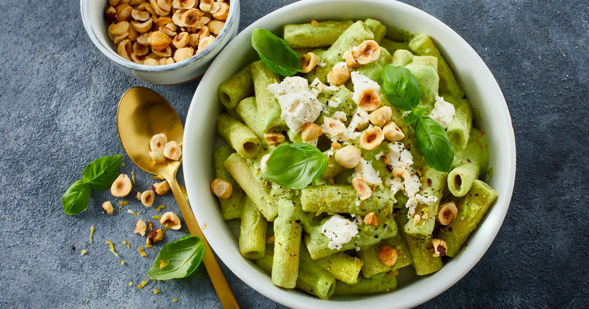 Pasta med broccolicreme