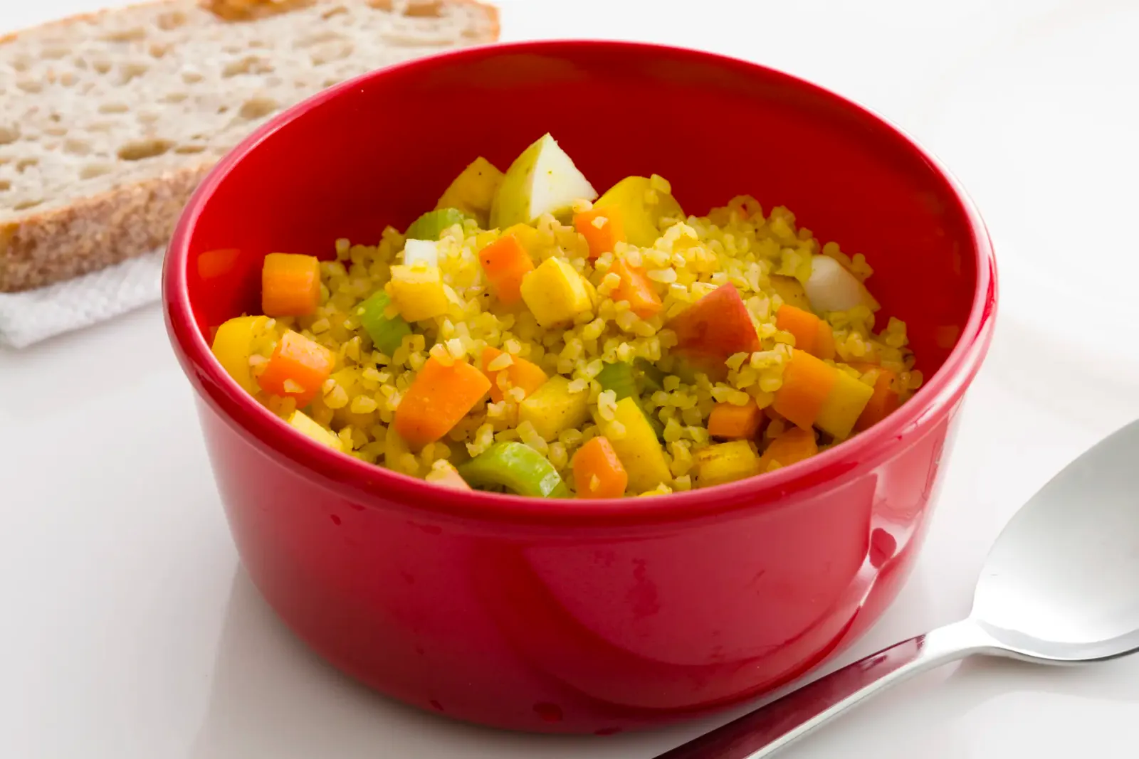 Bulgursalat med rodfrugter