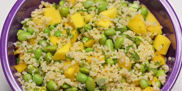 Bulgursalat med mango