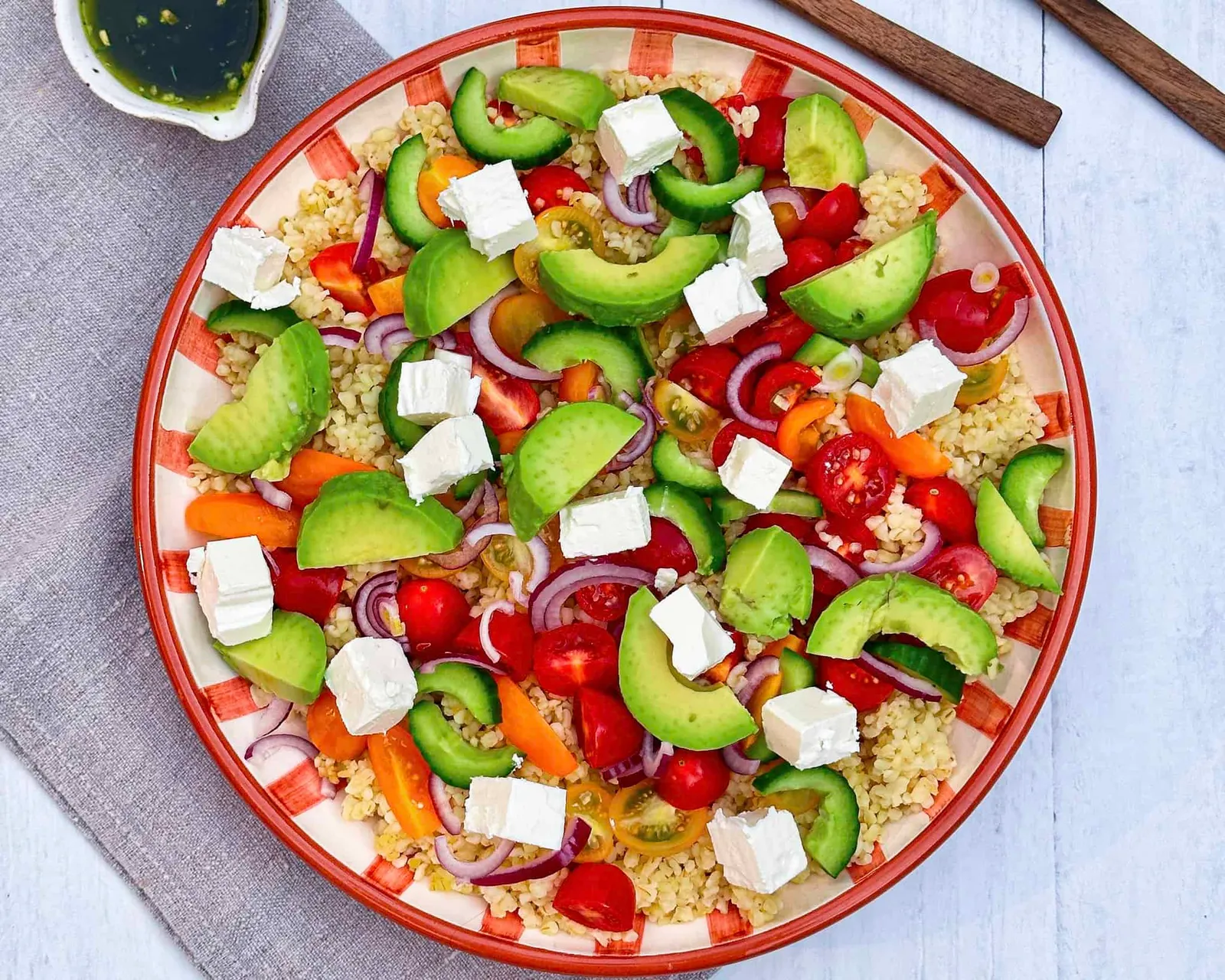 Græsk bulgursalat