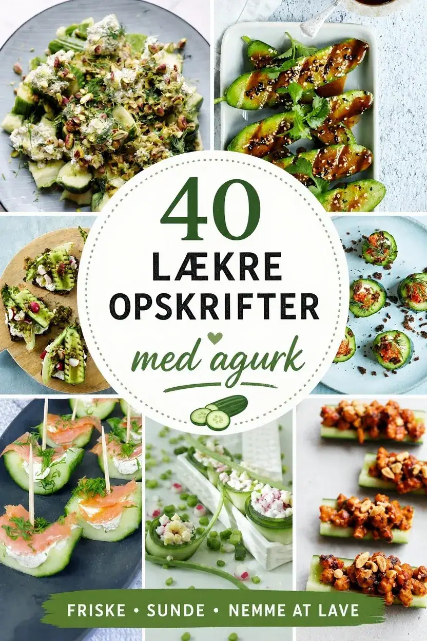 40 lækre opskrifter med agurk