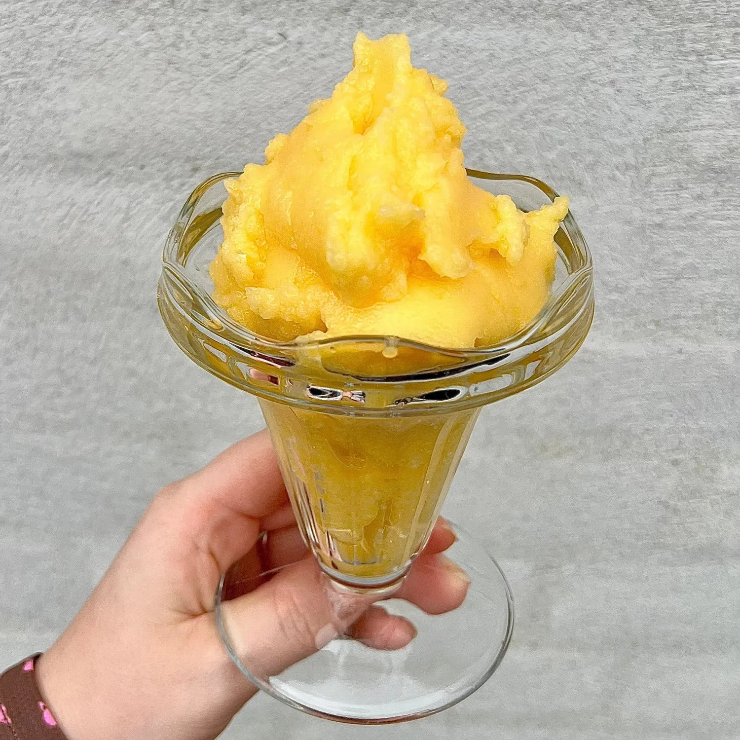 Appelsinnicecream med honning