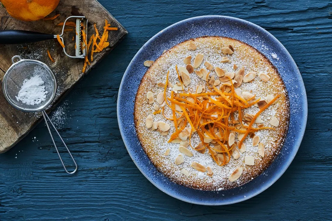Appelsin-mandel-kage