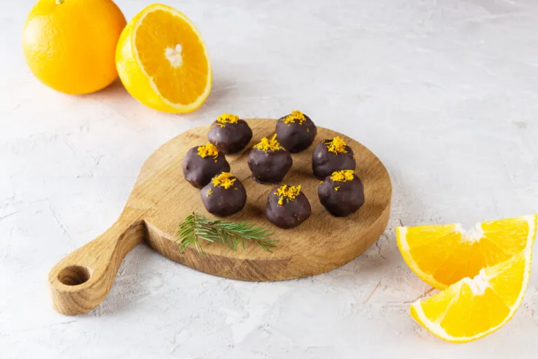 Marcipankonfekt med appelsin
