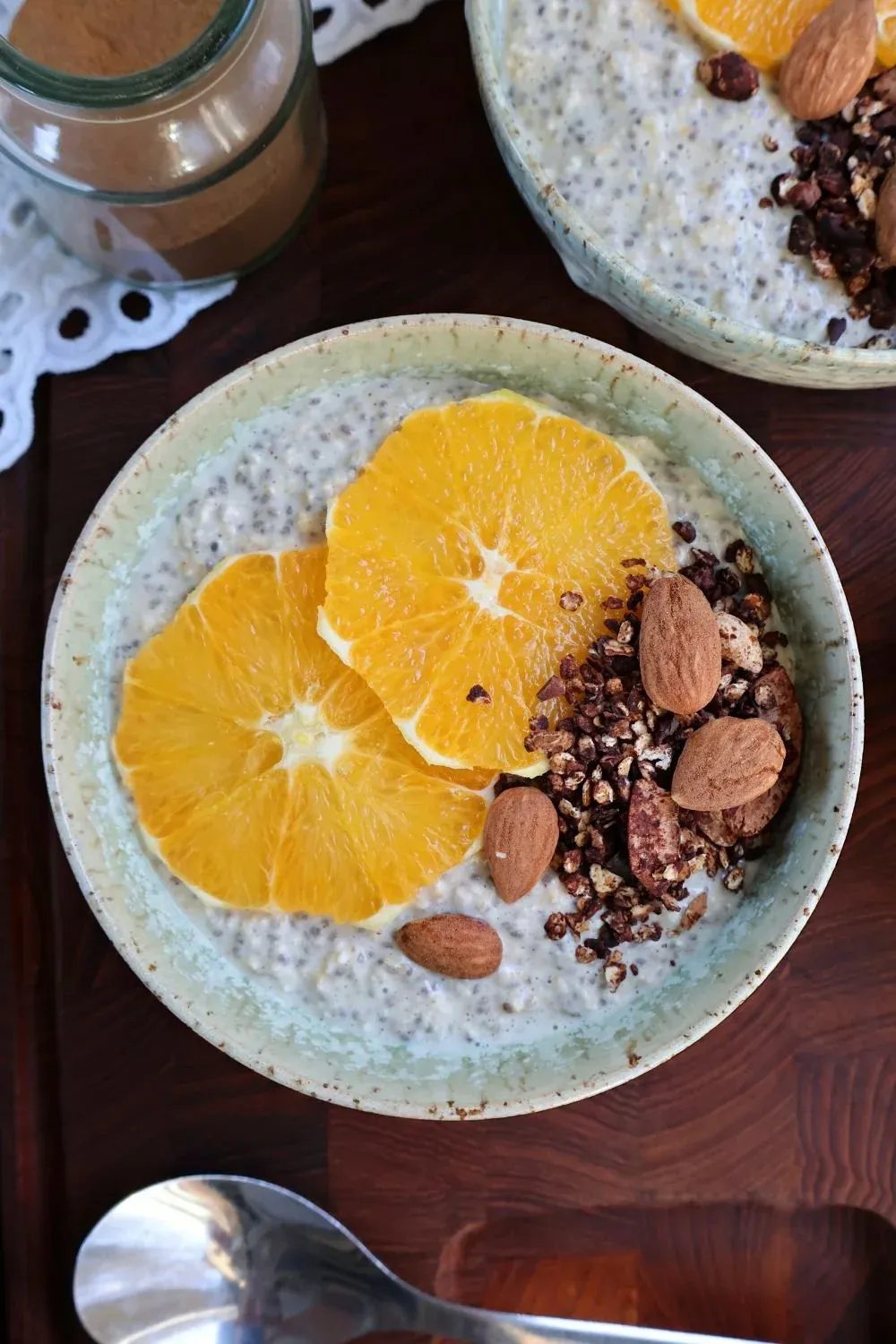 Overnight oats med appelsin og vanilje
