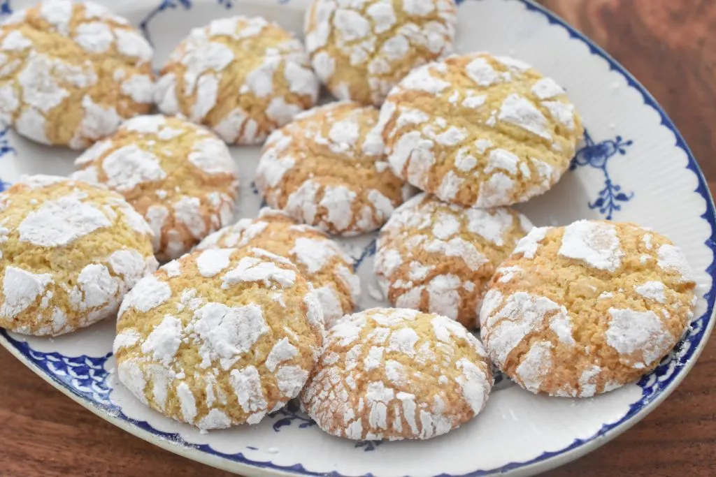 Crinkle cookies med appelsin