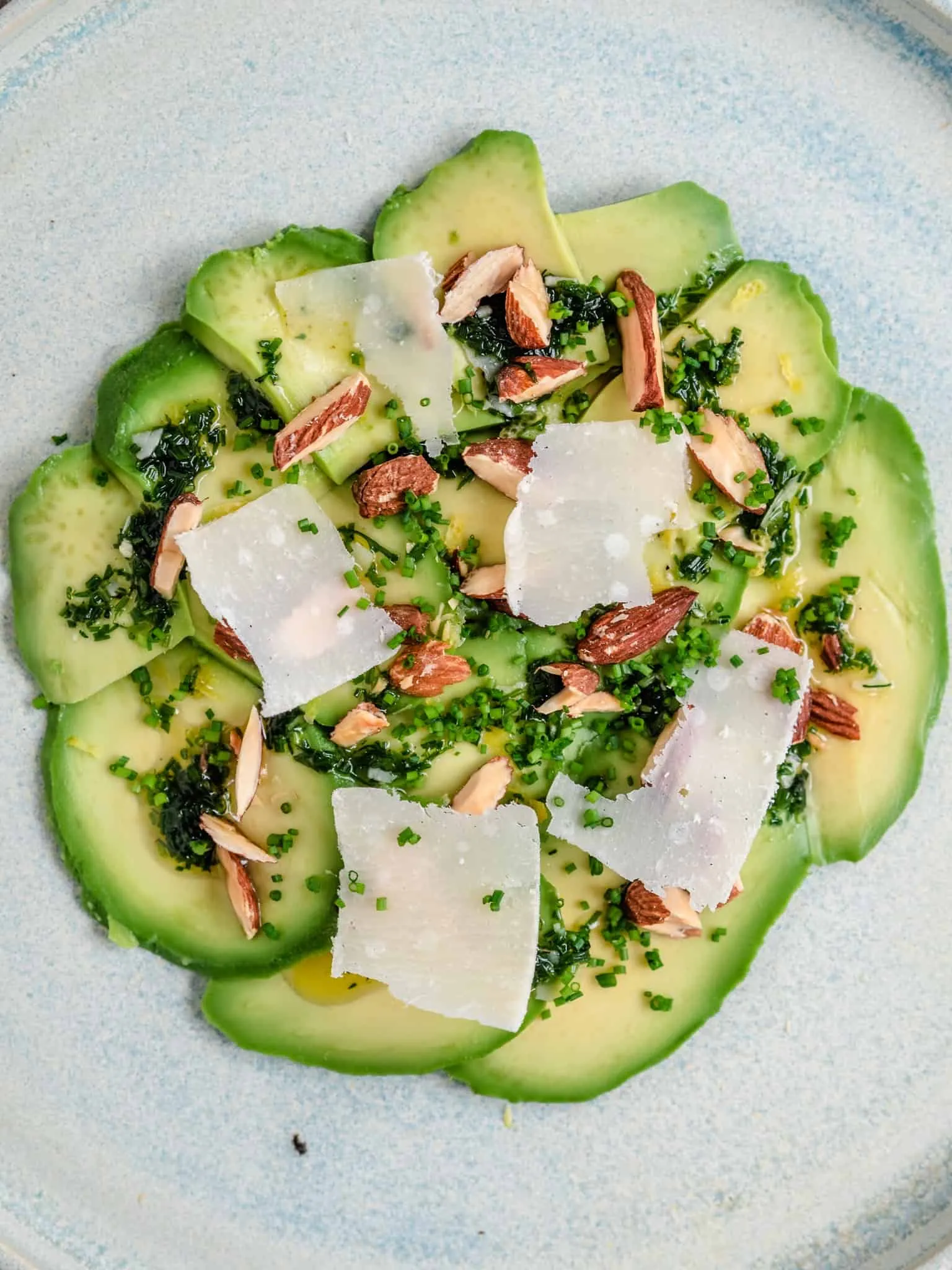 Avocado carpaccio
