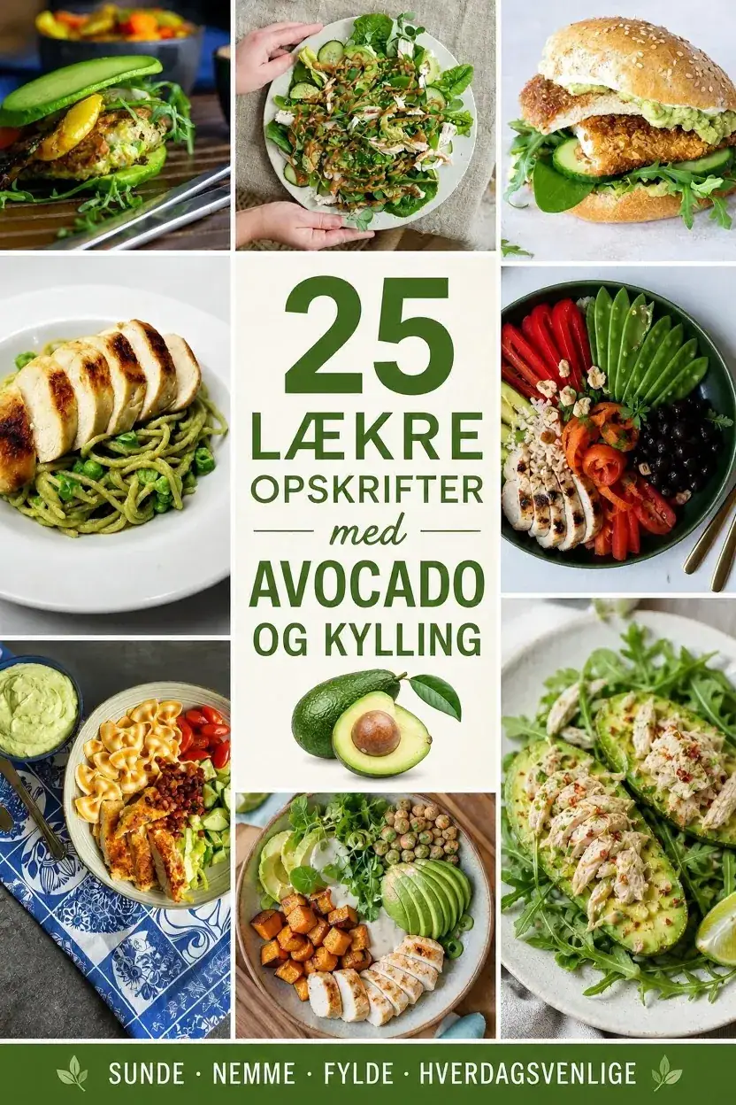 25 lækre opskrifter med avocado og kylling