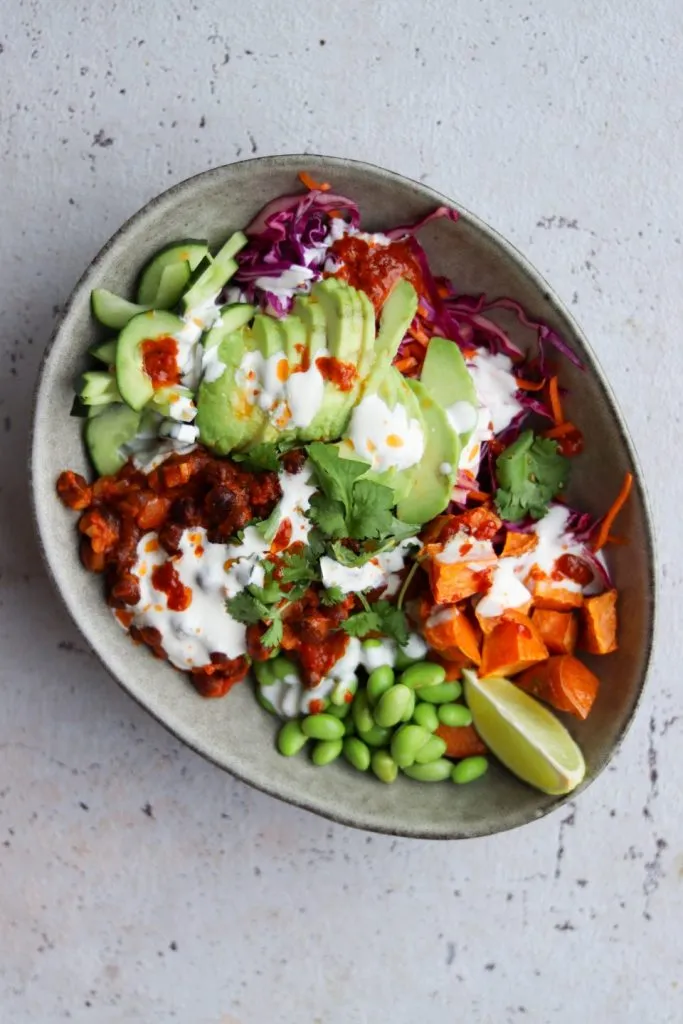 Bowl med gråærter