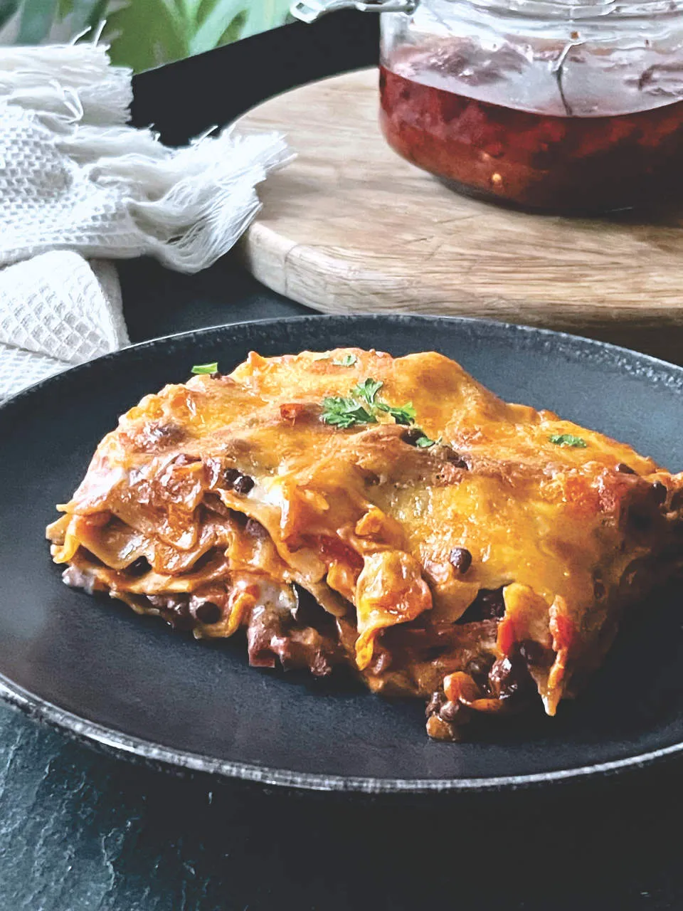 Beluga-lasagne