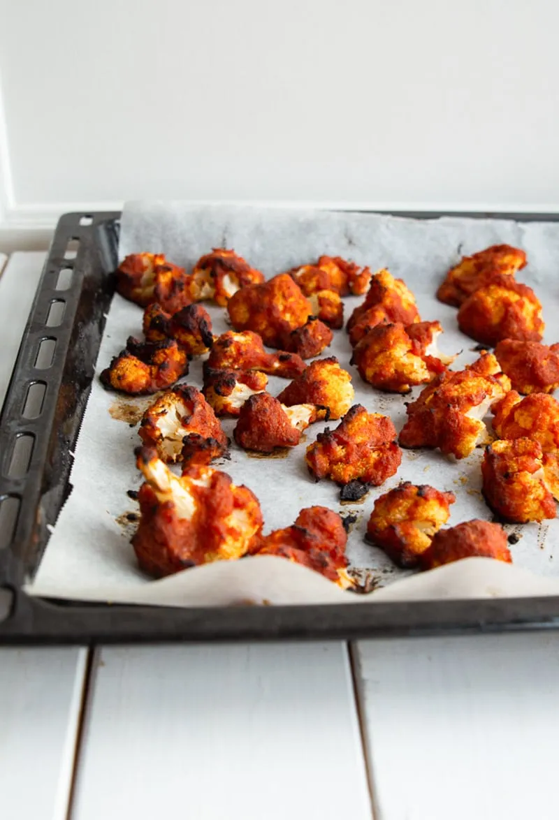 Bagt blomkål med BBQ-marinade