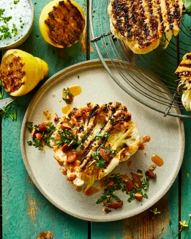 Grillet blomkål med gremolata