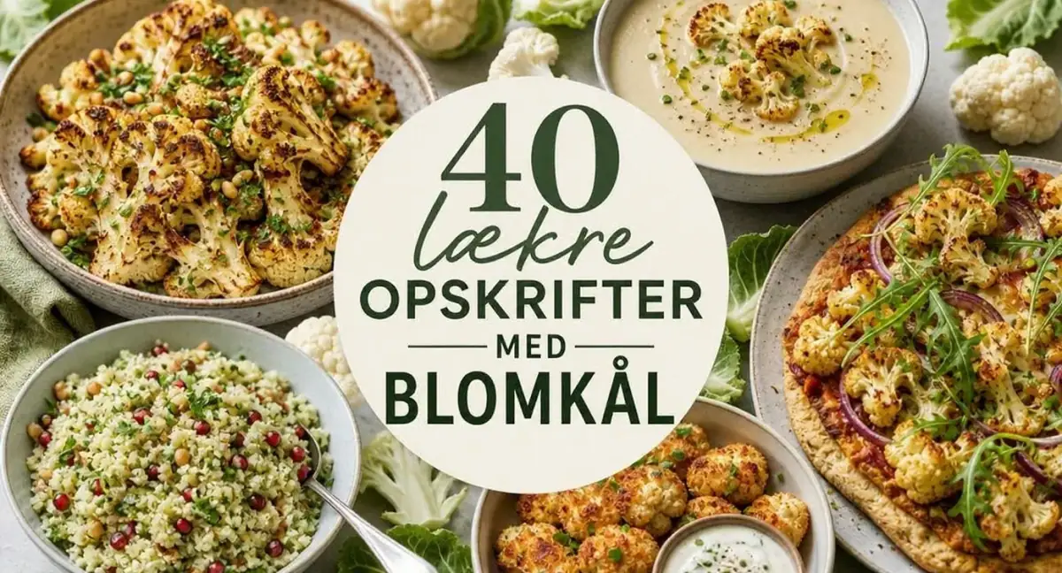 40 lækre opskrifter med blomkål