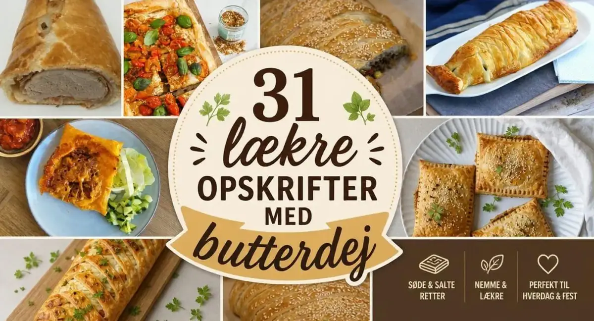 31 lækre opskrifter med butterdej