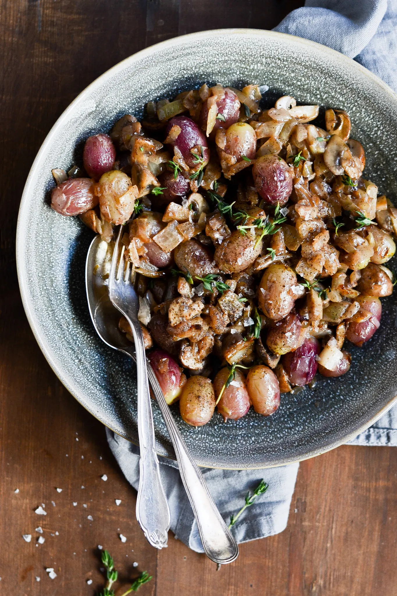 Stegte champignon
