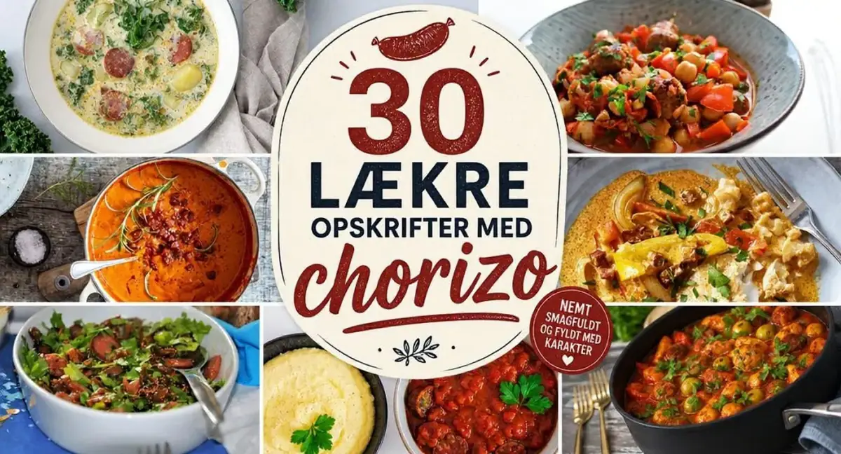 30 lækre opskrifter med chorizo