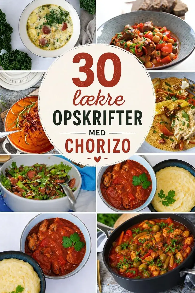 30 lækre opskrifter med chorizo
