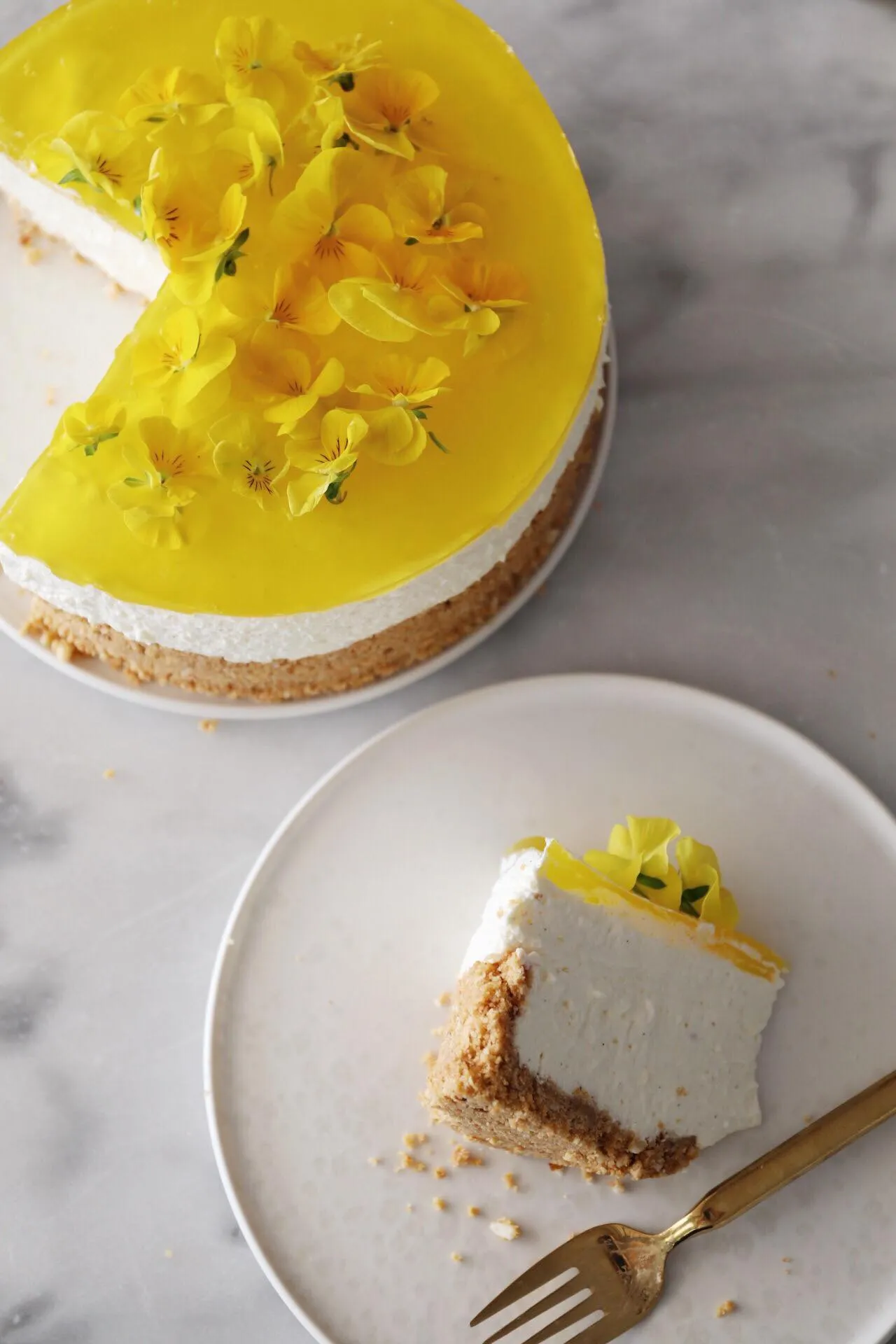 Citron cheesecake