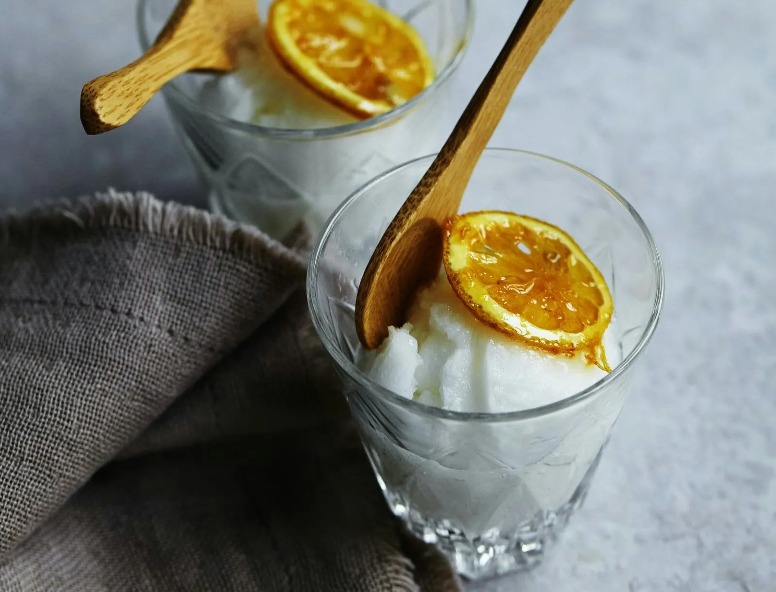 Citronsorbet