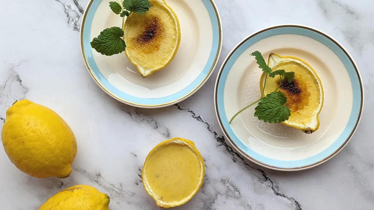 Citron crème brûlée