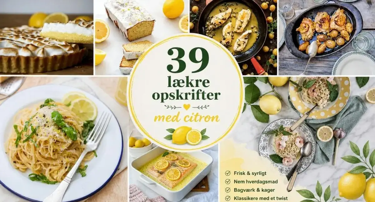 39 lækre opskrifter med citron