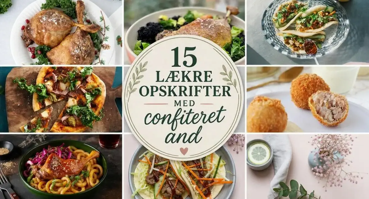 15 lækre opskrifter med confiteret and