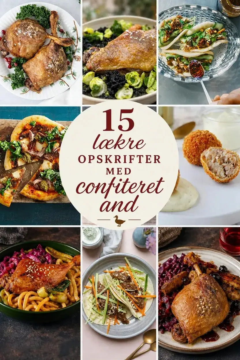 15 lækre opskrifter med confiteret and