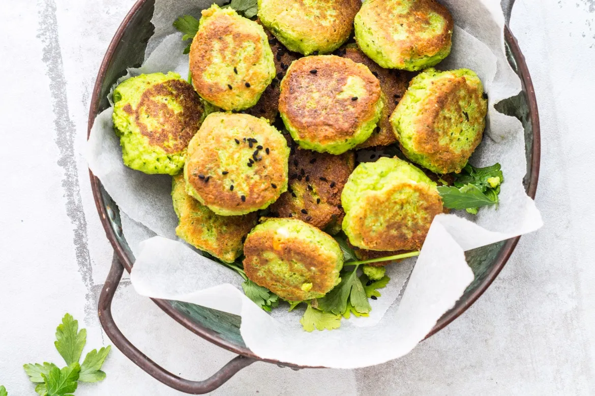 Vegetarfrikadeller med edamamebønner