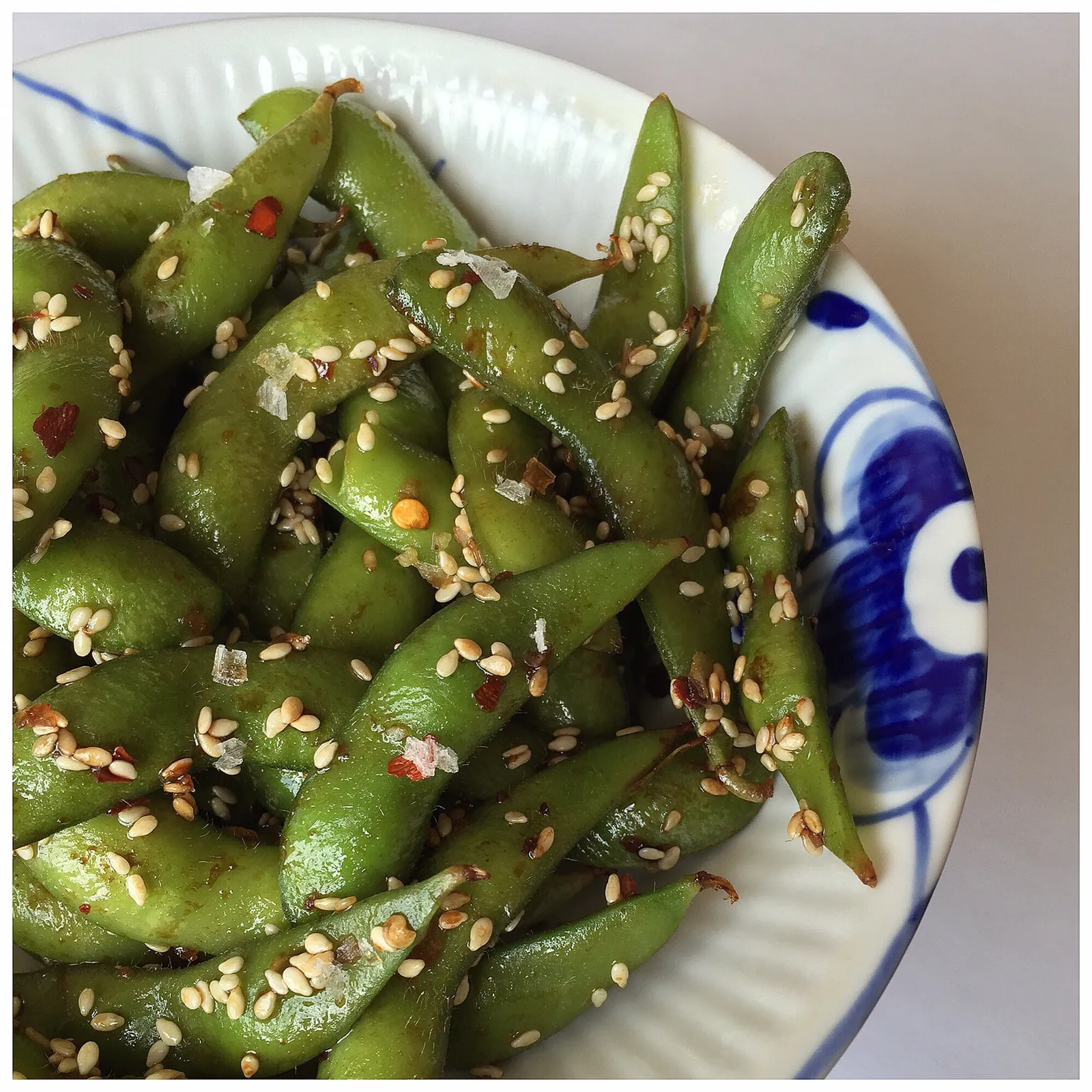 Spicy edamamebønner
