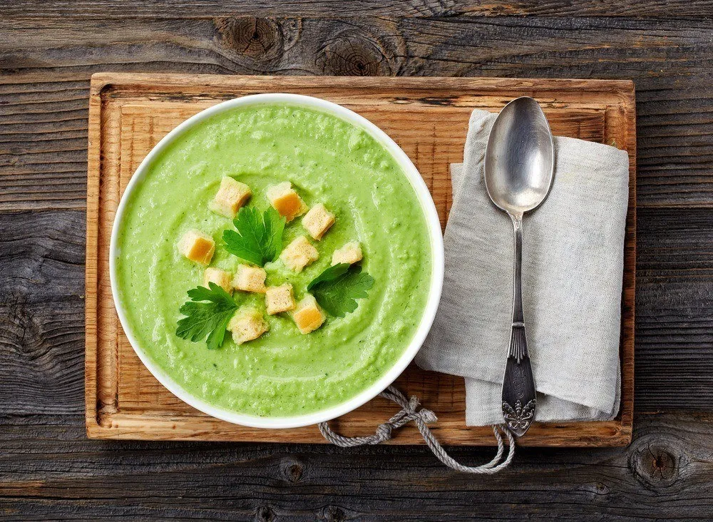 Edamamebønnesuppe