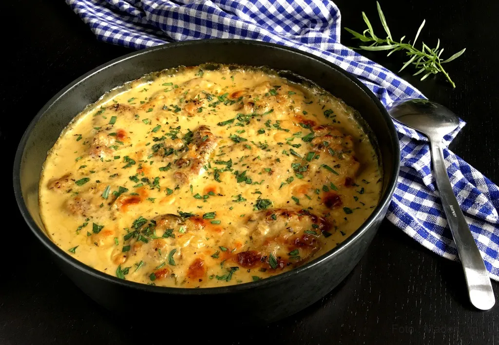 Mørbrad i flødesauce med estragon