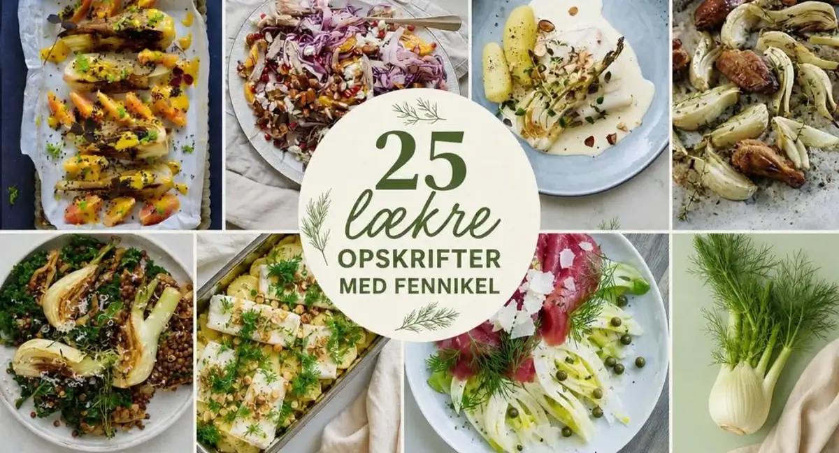 25 lækre opskrifter med fennikel
