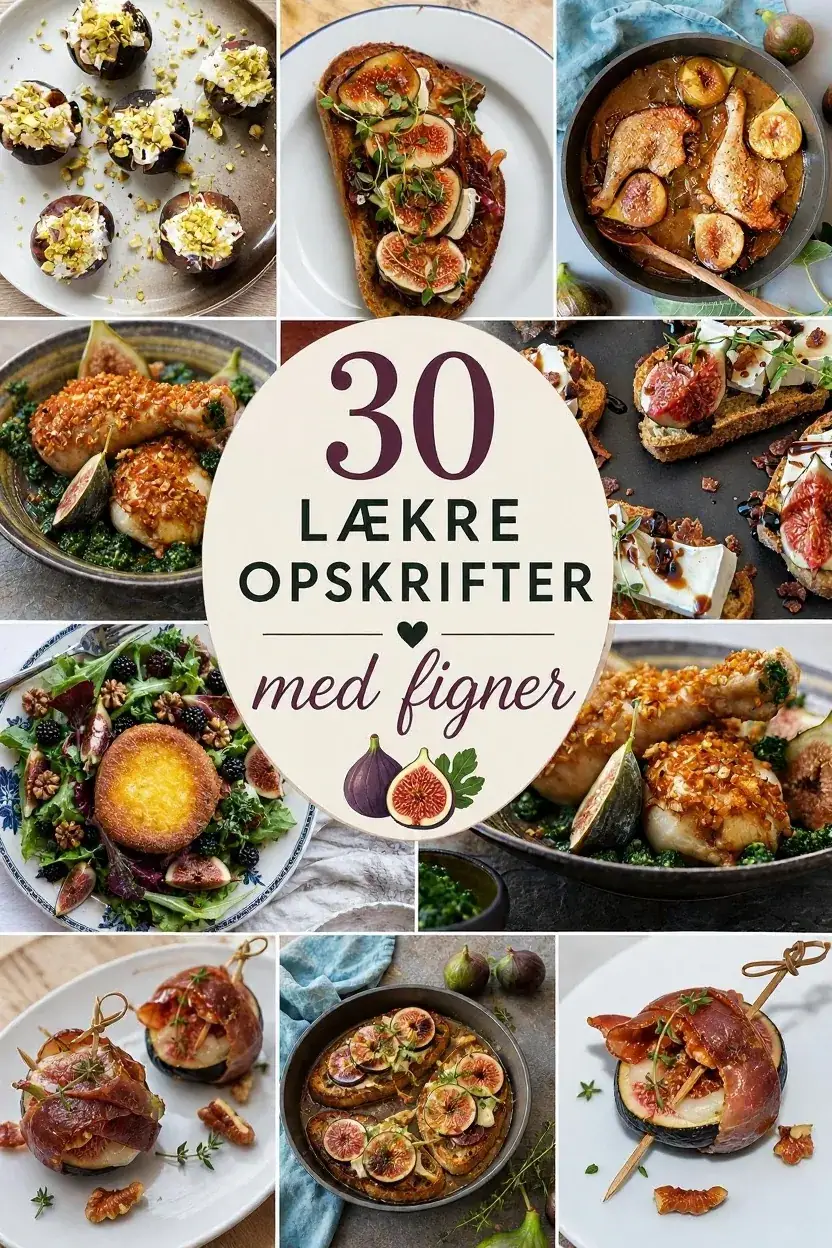 30 lækre opskrifter med figner