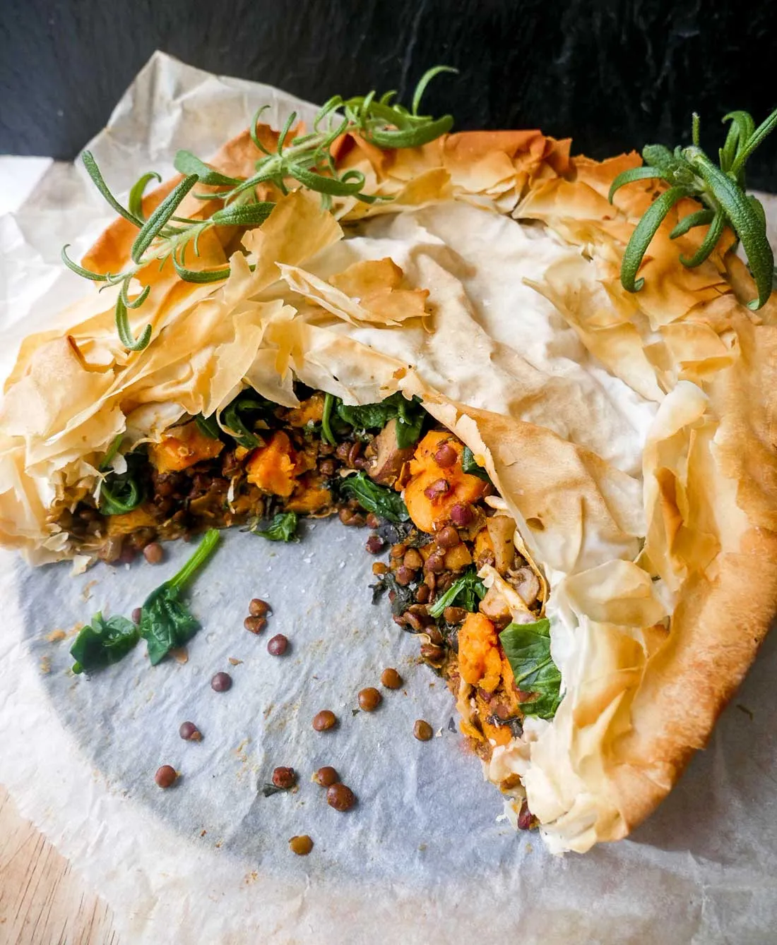 Spanakopita – tærte med filodej