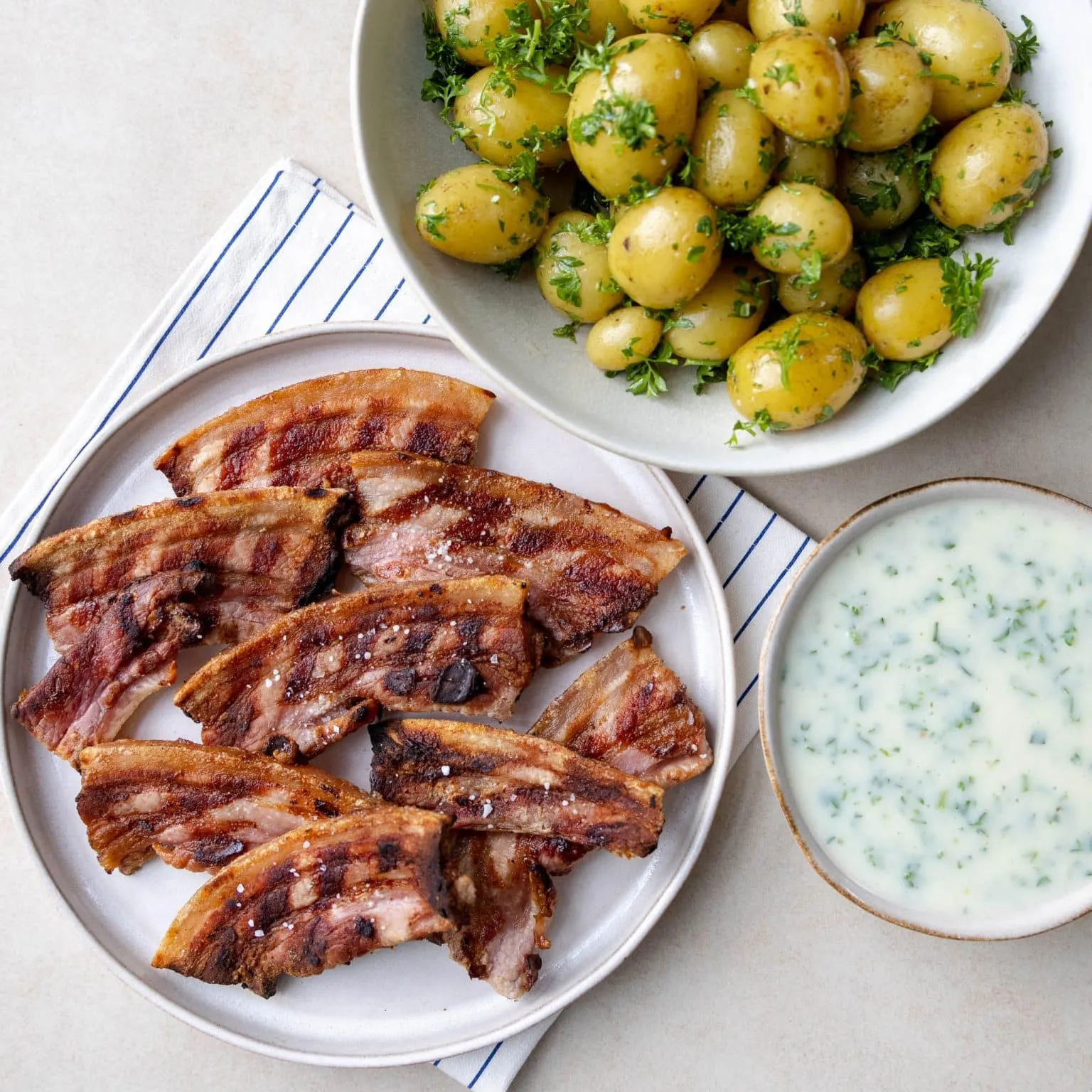 Stegt flæsk på grill fra Mummum