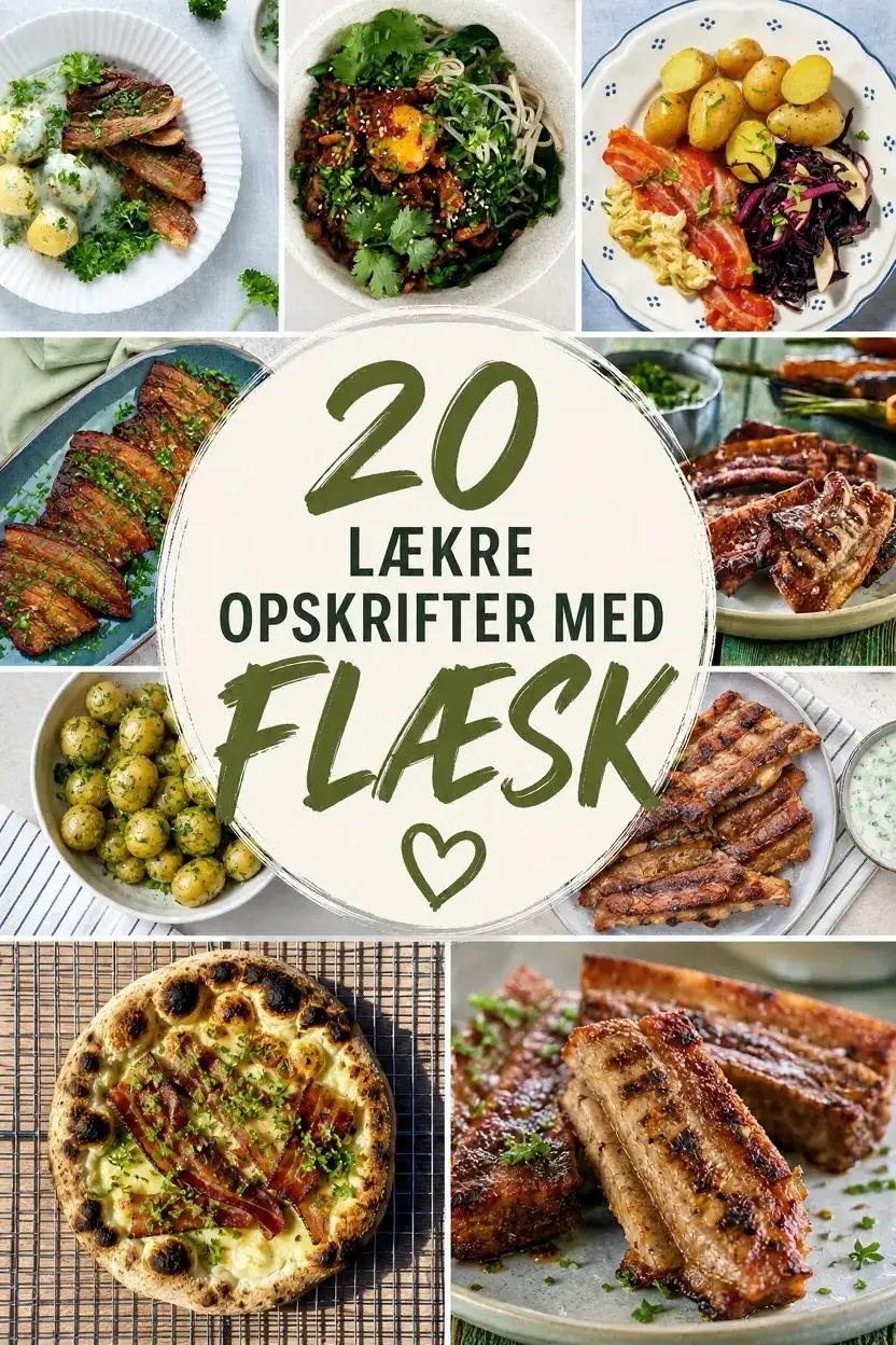 20 lækre opskrifter med flæsk