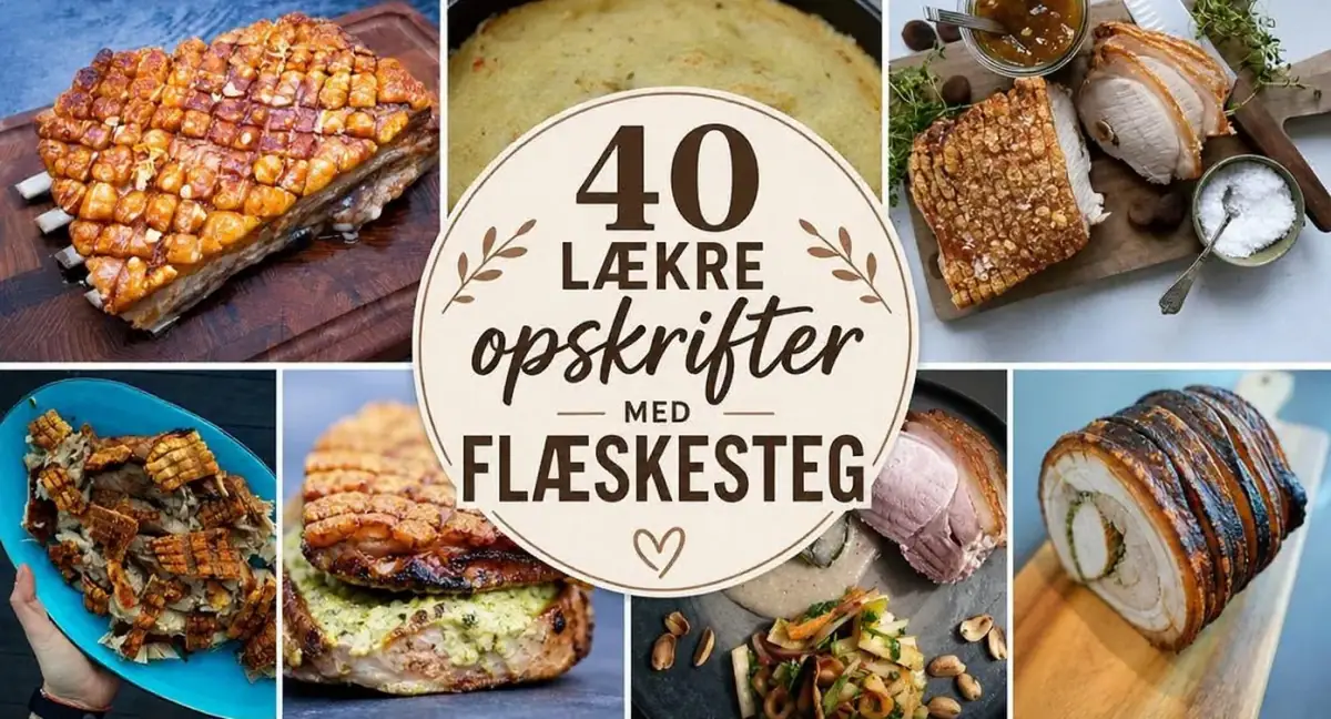 40 lækre opskrifter med flæskesteg