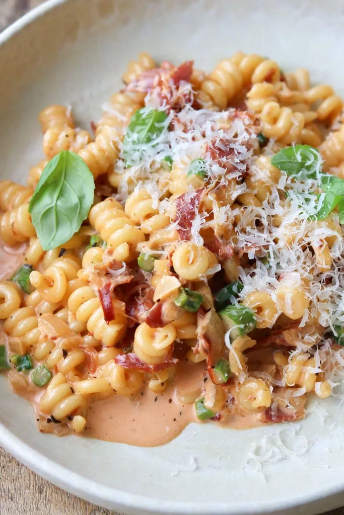 Pasta med fløde