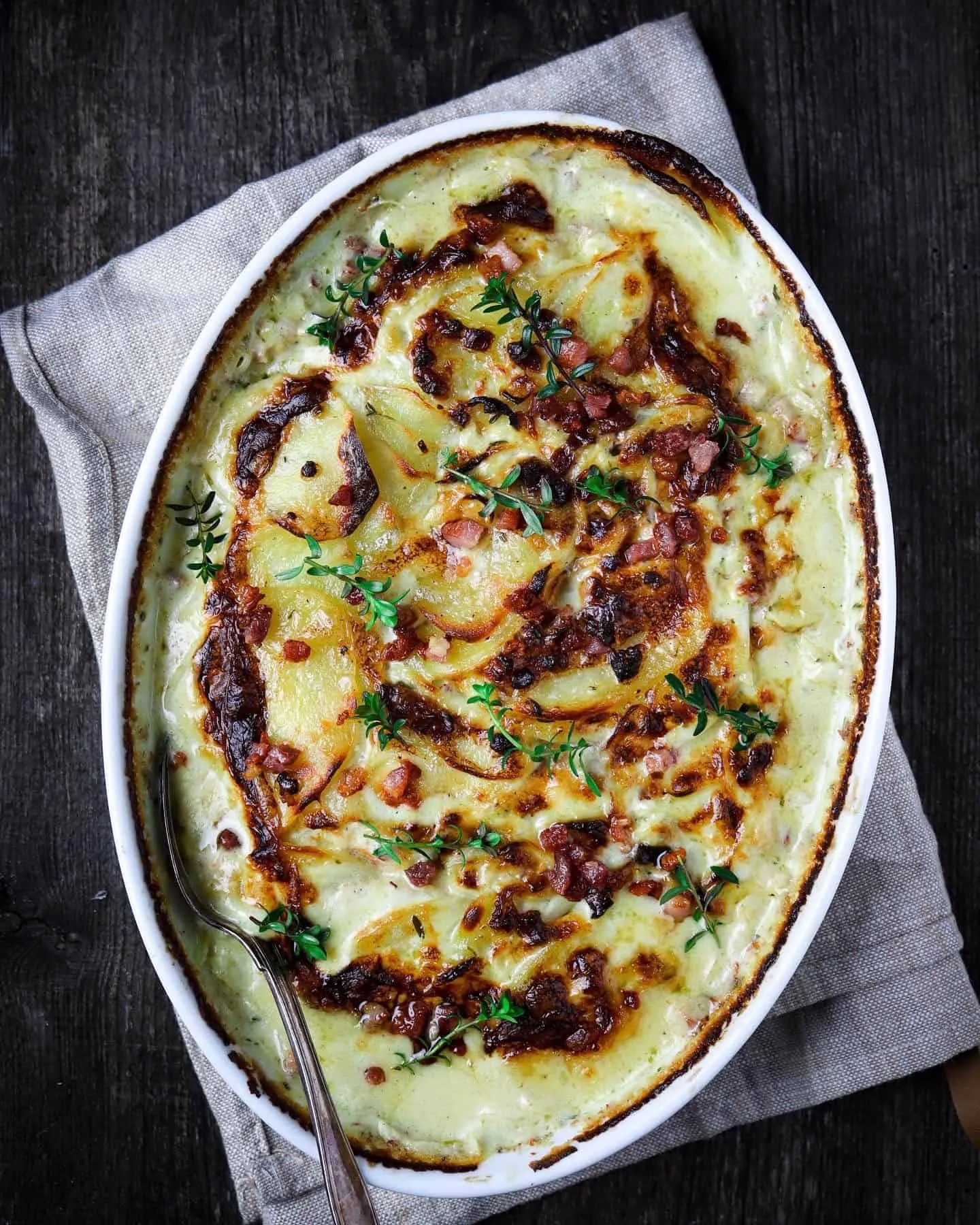 Flødekartofler med bacon