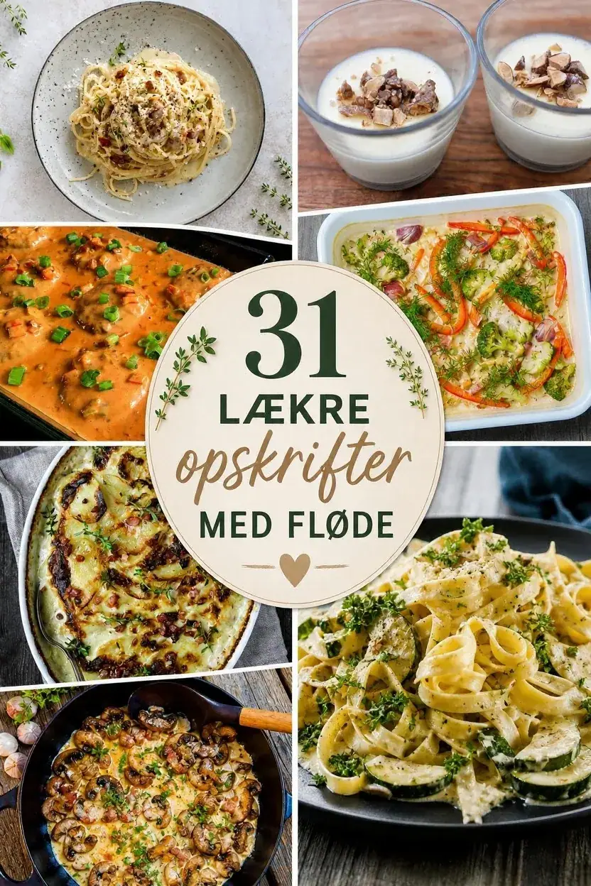 31 lækre opskrifter med fløde