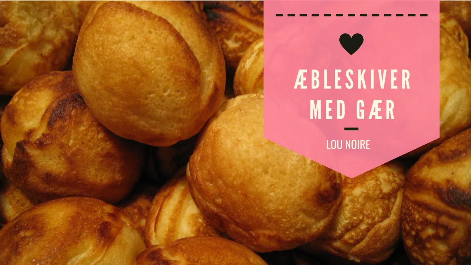 Æbleskiver med gær