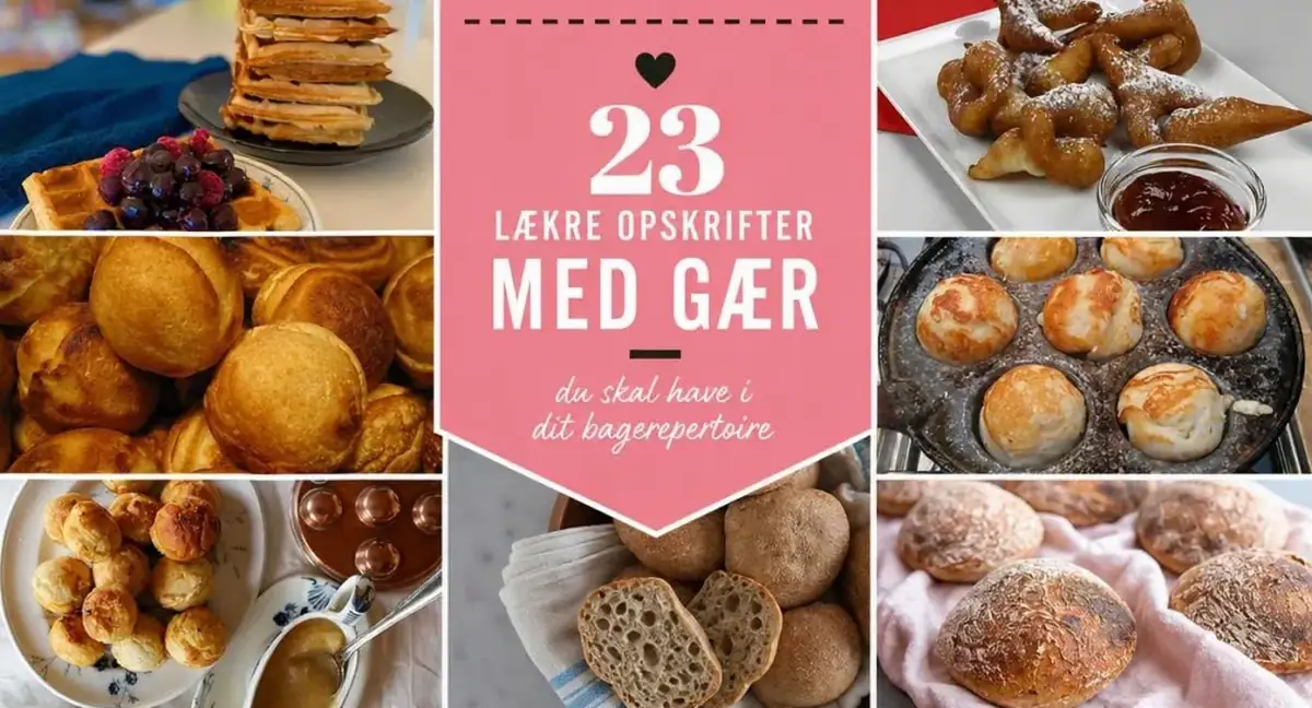 23 lækre opskrifter med gær du skal have i dit bagerepertoire